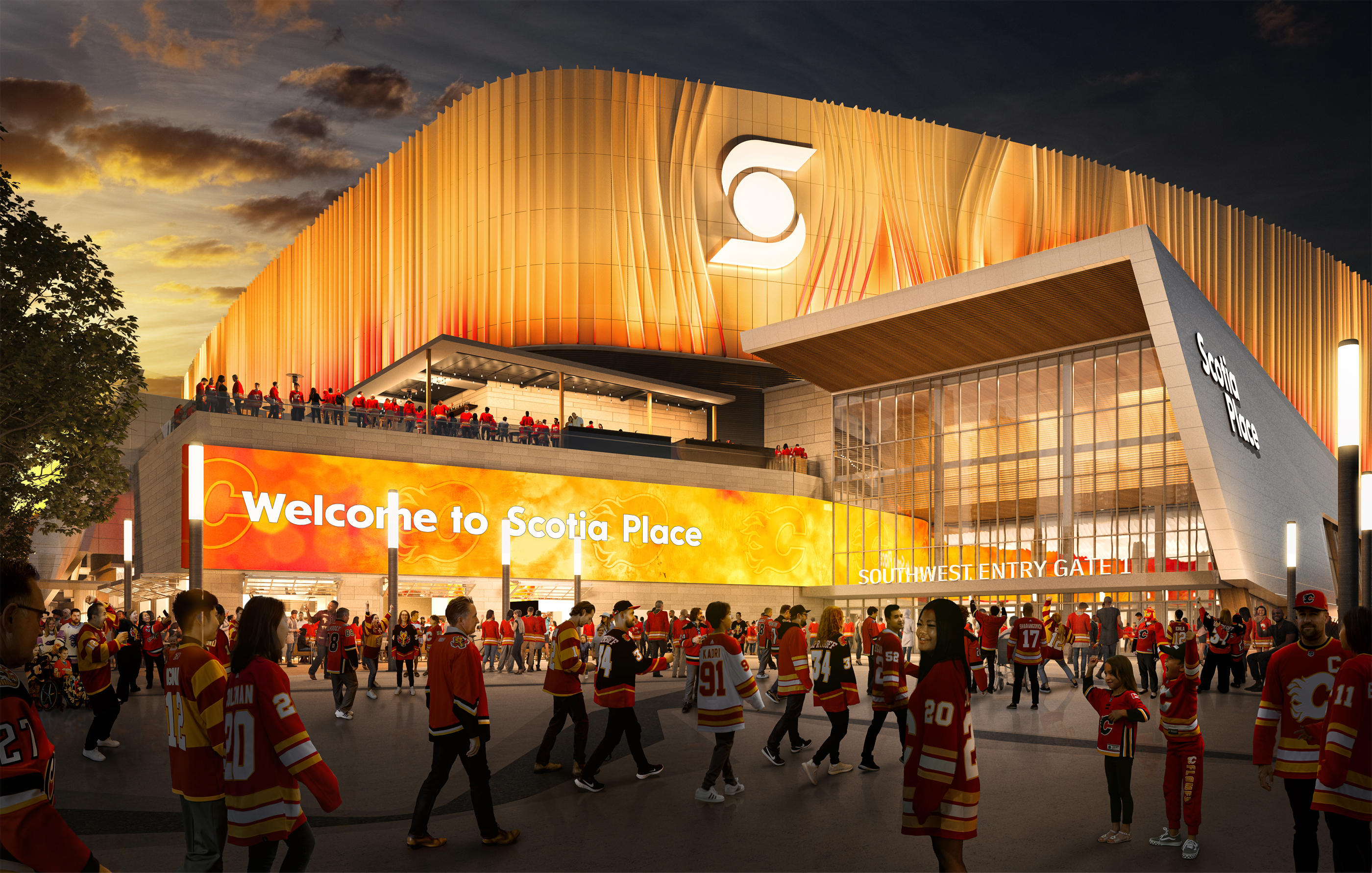 Agreements announced to further develop the Rivers District, anchored by a modern event centre